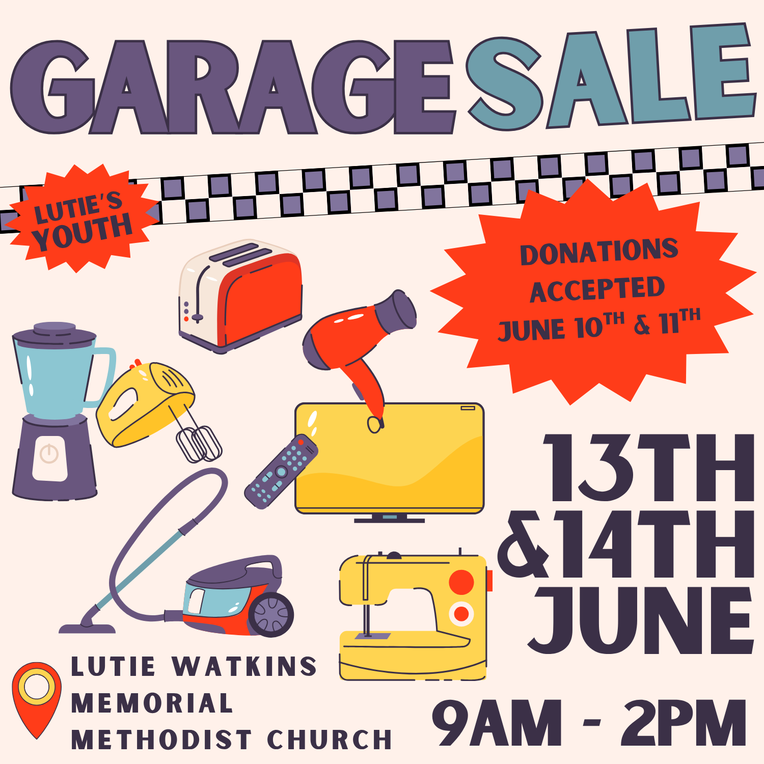 Youth Garage Sale Fundraiser