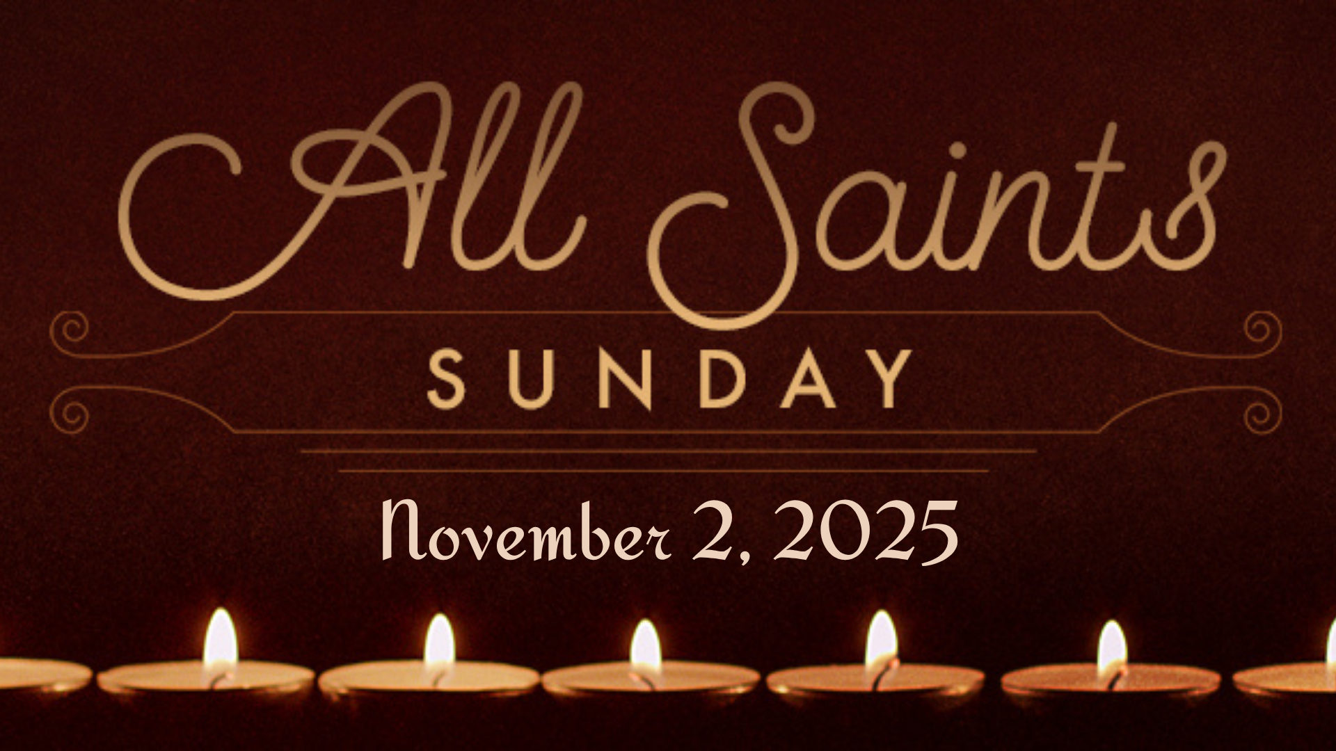All Saints Sunday
