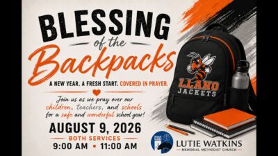 Blessings Of The Backpacks
