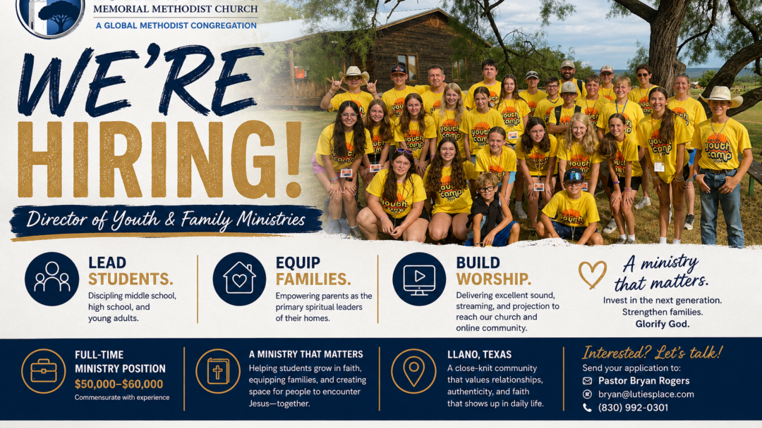 Director of Youth and Family Ministries